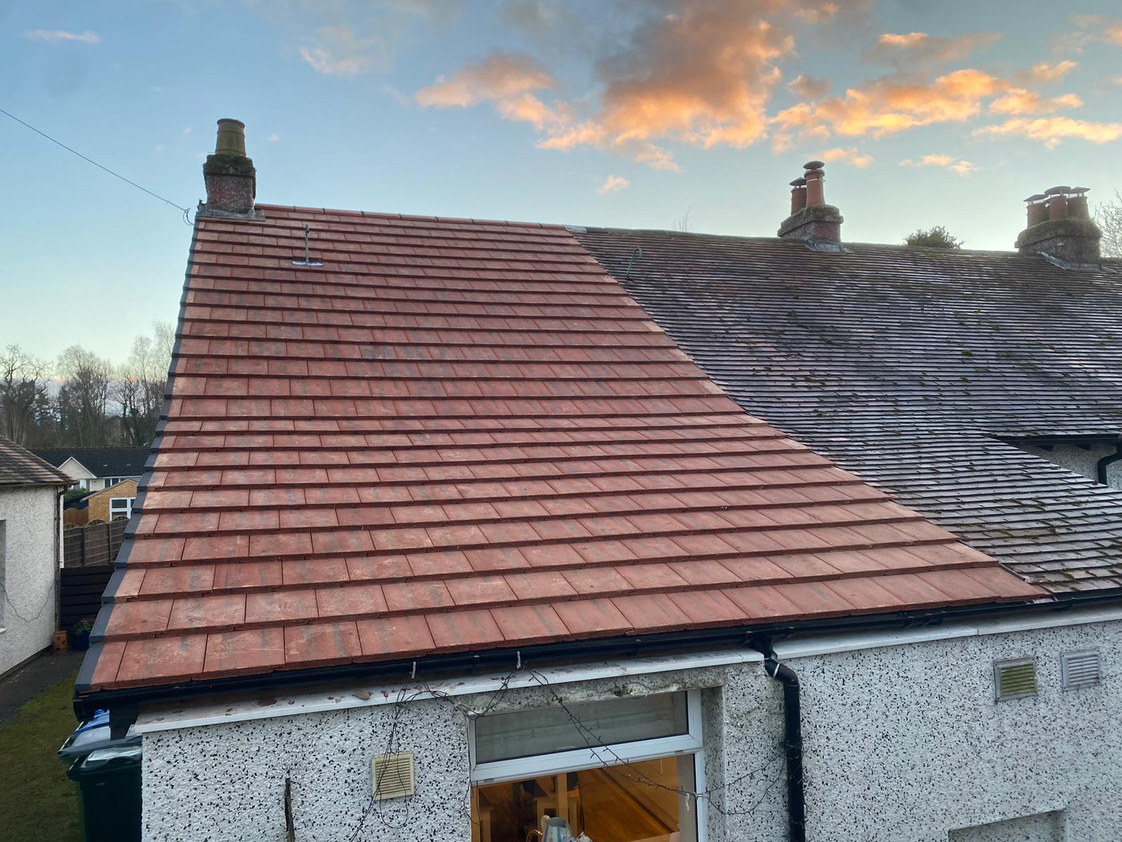 Recent Rossi Roofing project 61 — slate, tile, flat roof, lead and chimney work across Tayside and Fife