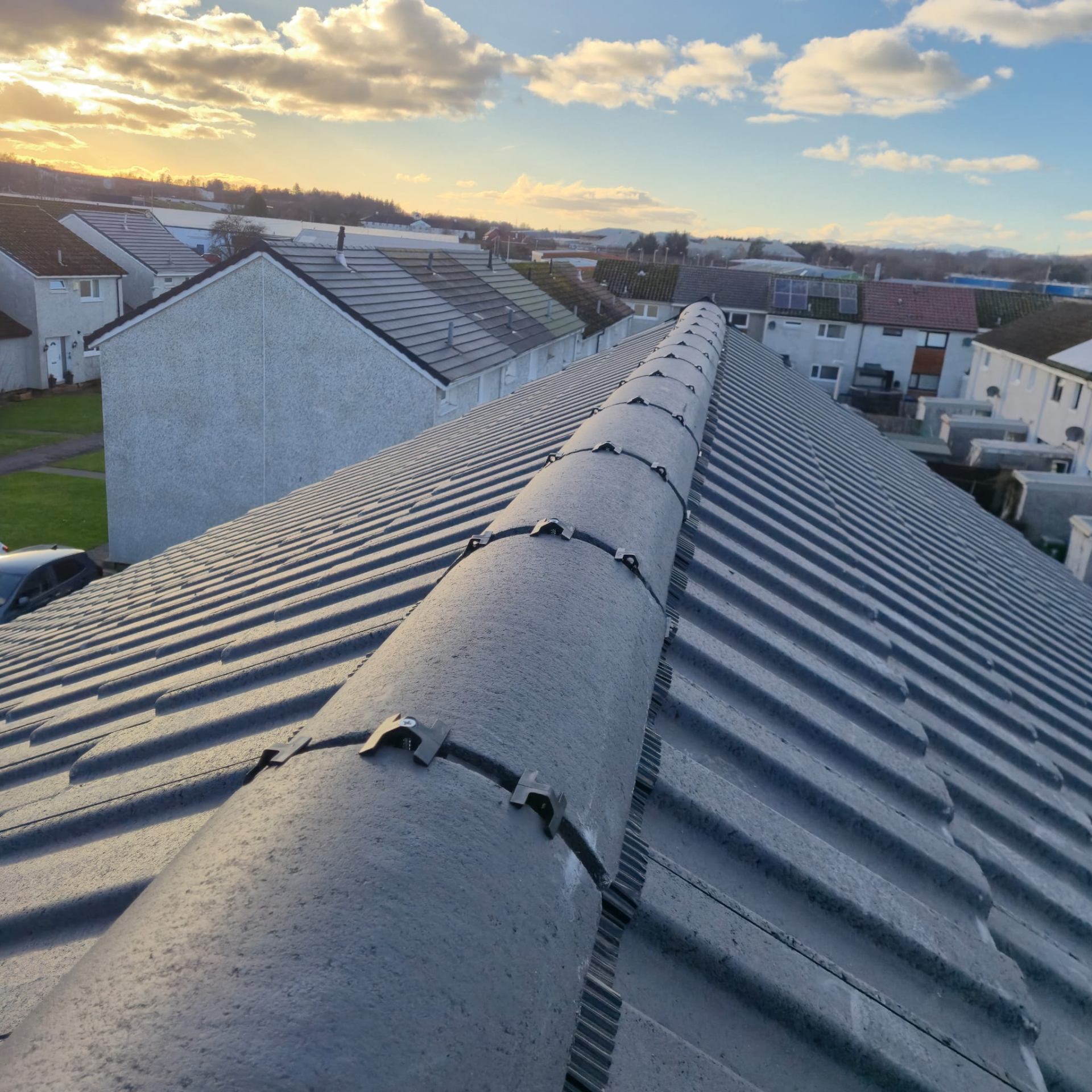 Recent Rossi Roofing project 26 — slate, tile, flat roof, lead and chimney work across Tayside and Fife