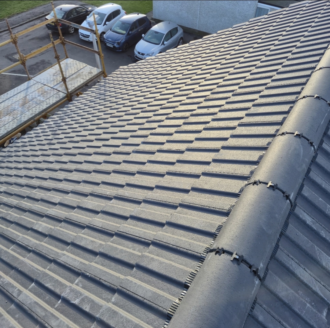 Recent Rossi Roofing project 8 — slate, tile, flat roof, lead and chimney work across Tayside and Fife